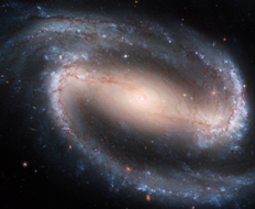 Barred Spiral Galaxy NGC 1300.  Hubble Space Telescope. NASA.